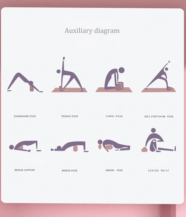 Blocs de Yoga, brique en mousse pour gymnastique, Pilates, exercice d'entraînement, Fitness, traversin, coussin d'étirement, façonnage du corps, Cubes de construction