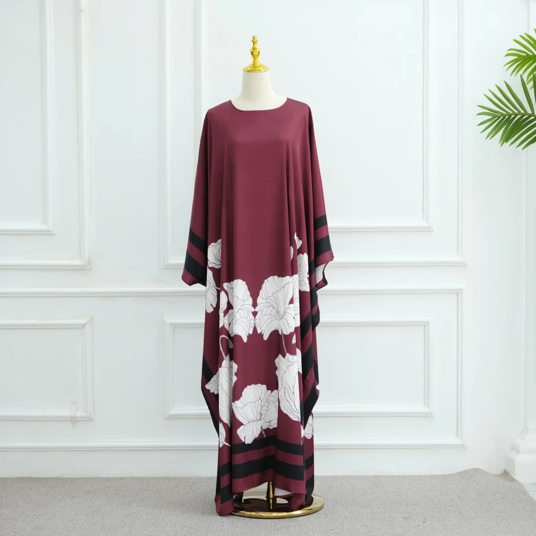 Ramadan Kebaya Muslim Abaya Damen Dubai Luxury Caftan African Dresses for Women Turkey Islam Moroccan Caftan Muslim Women's Dress