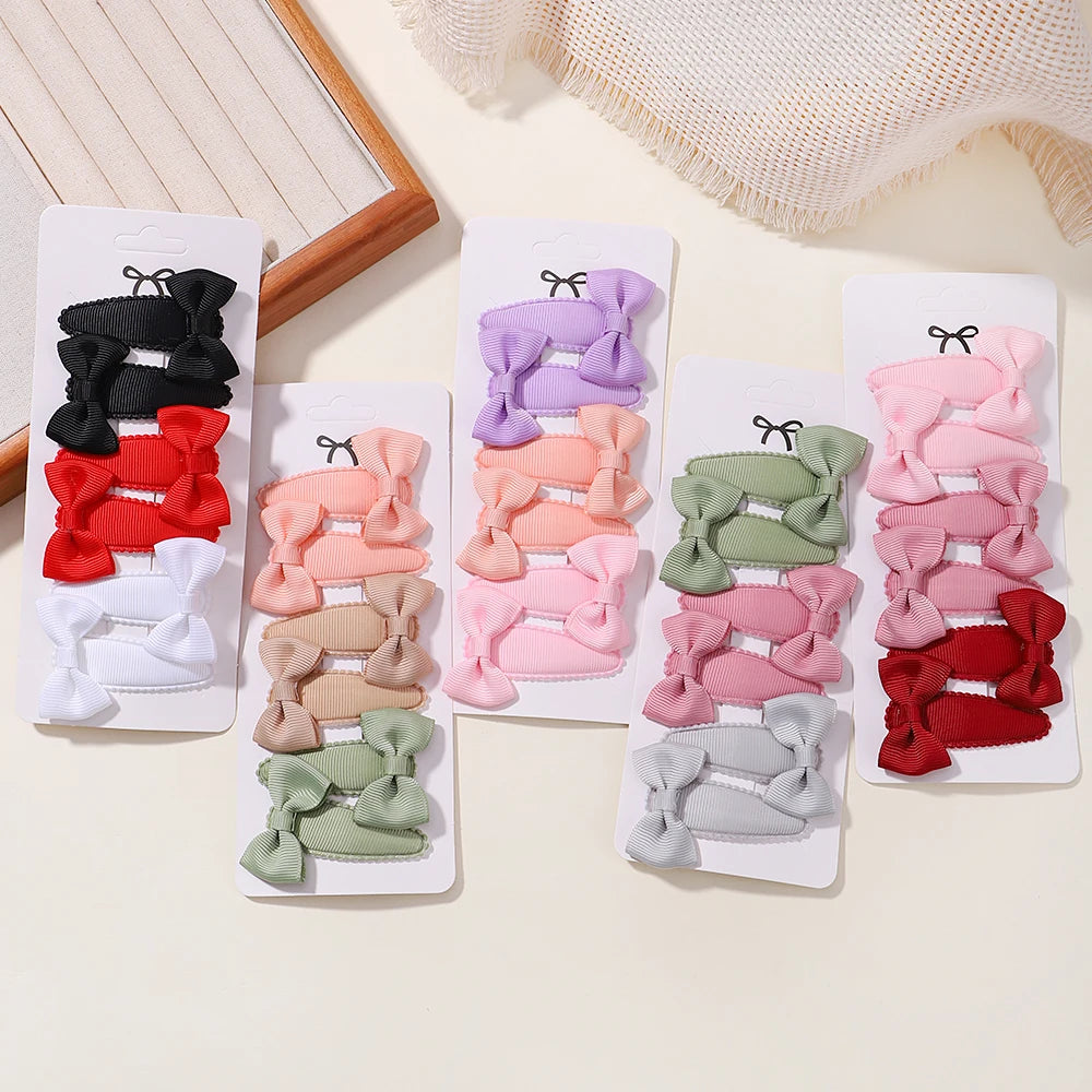 Enfants frais pince à cheveux ensemble fleur imprimé doux papillon épingles à cheveux enfants BB cheveux frange Clips Barrettes fille accessoires chapeaux