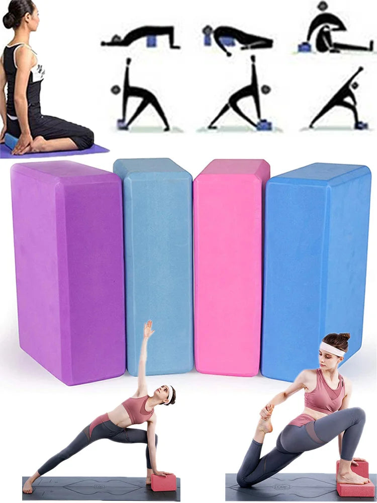 Blocs de Yoga, brique en mousse pour gymnastique, Pilates, exercice d'entraînement, Fitness, traversin, coussin d'étirement, façonnage du corps, Cubes de construction