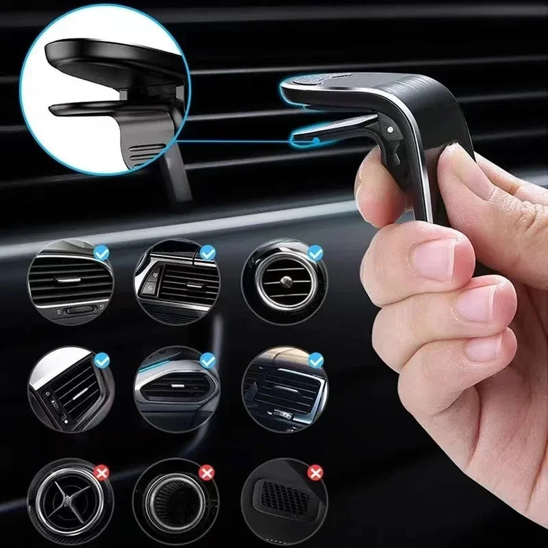 Support de téléphone magnétique pour voiture, support à Clip pour Audi RS S Line A3 A4 A5 A6 A7 Quattro Q2 Q3 Q5 Q7, accessoires de voiture
