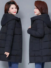 Thiened grande taille vers le bas coton Jaet vêtements d'hiver pour personnes d'âge moyen et ly et mère Sle manteau vêtements d'extérieur