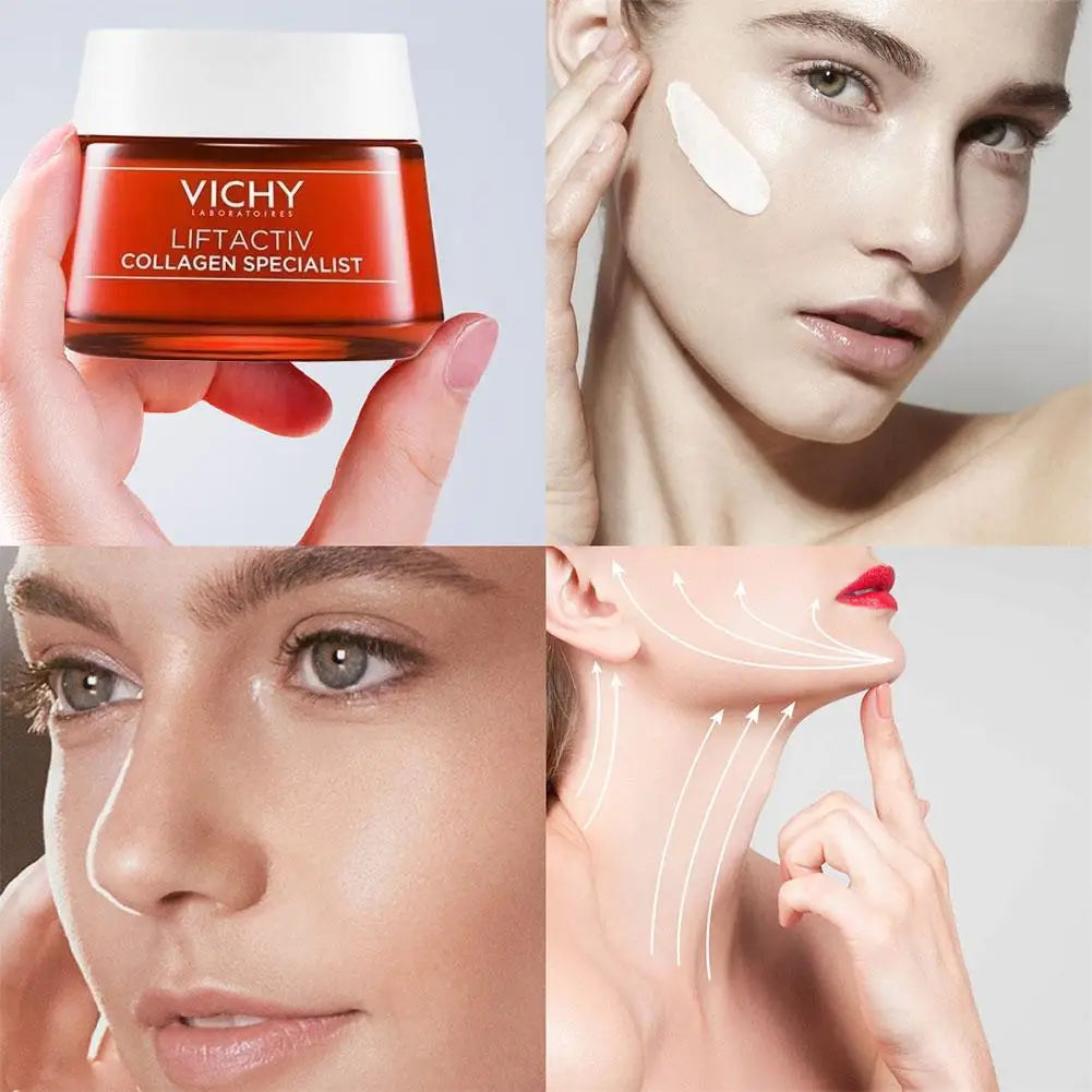 Vichy VC crème au collagène rajeunissante sérum hydratant longue durée à l'acide hyaluronique doux nourrissant apaisant soin de la peau