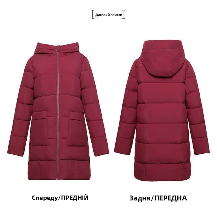 Thiened grande taille vers le bas coton Jaet vêtements d'hiver pour personnes d'âge moyen et ly et mère Sle manteau vêtements d'extérieur