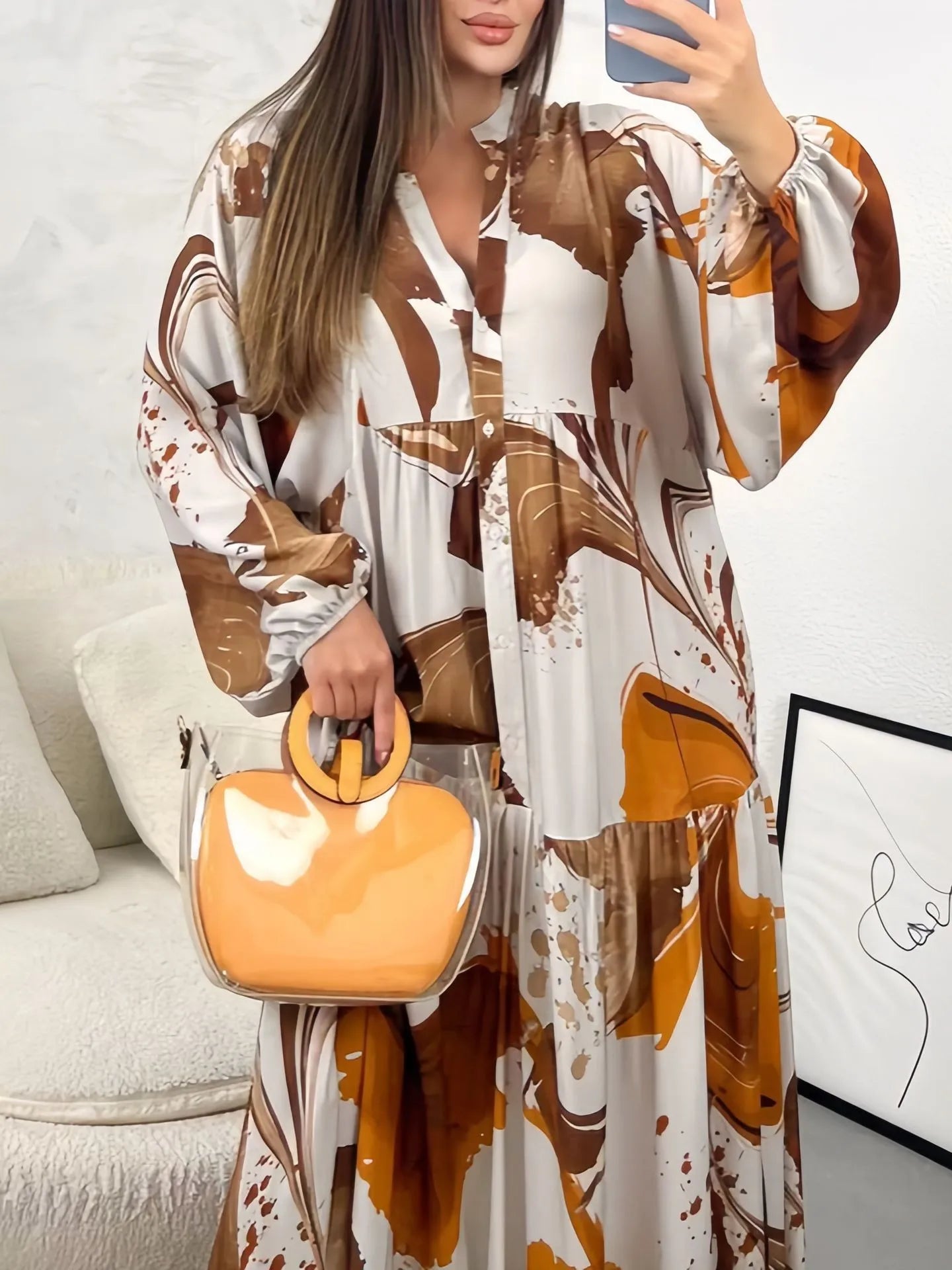Eid Women's Abaya Dress, Muslim Loose Buttoned Dubai Dresses, Largos Long Dresses, Caftan, Arabic Party Dress, Caftan Jalabiya, Ramadan Dress