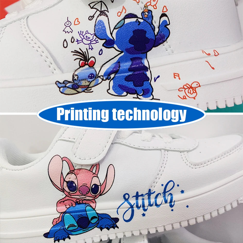 Stitch chaussures baskets pour enfants étudiant basket-ball décontracté enfant baskets filles garçons course chaussures de sport cadeau
