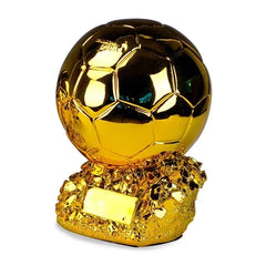 Ballon doré de Football 15/20/25cm, Excellent joueur, compétition, récompense d'honneur, trophée sphérique, cadeau, accessoires de décoration pour la maison