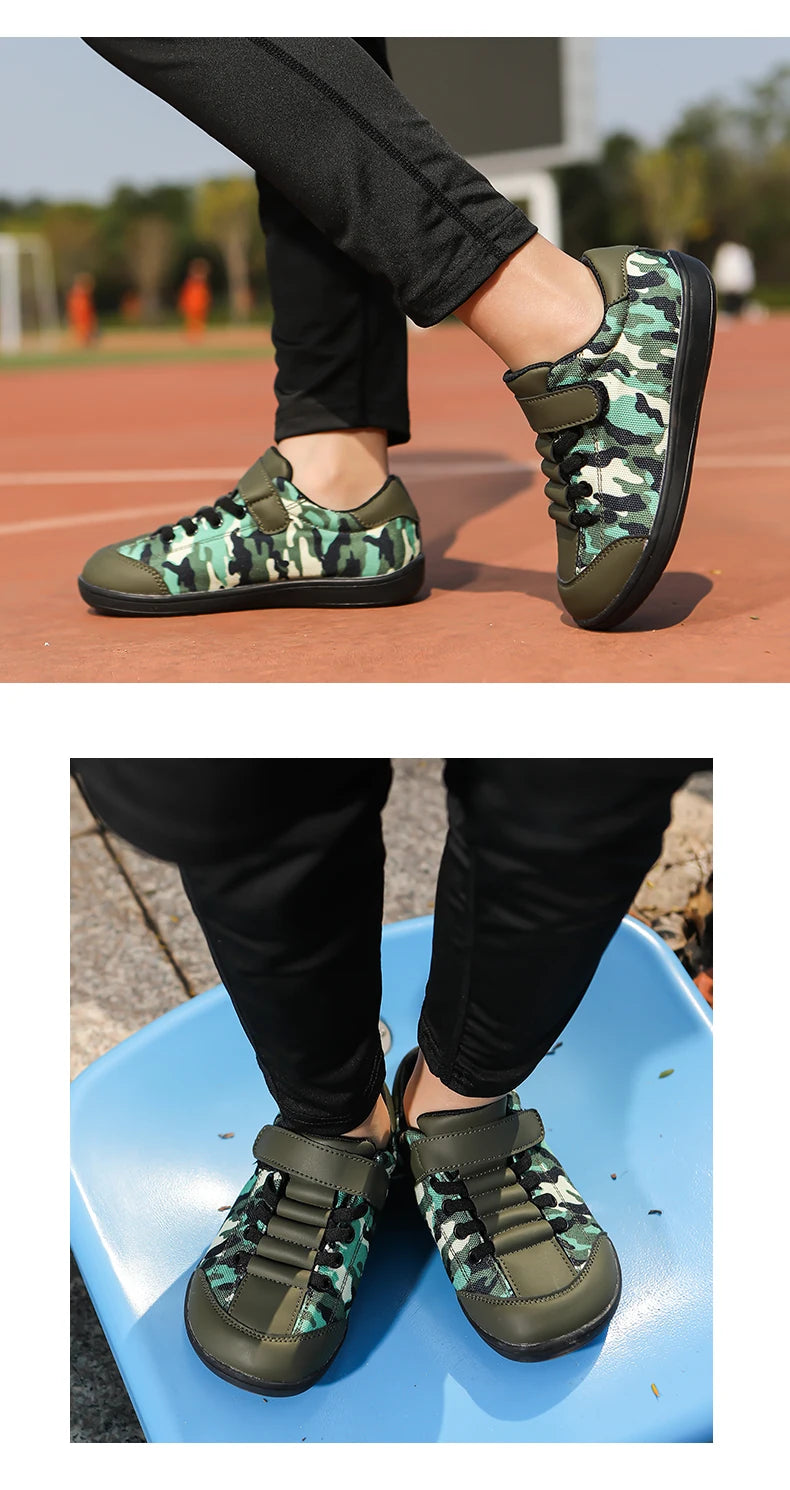 Chaussures pieds nus pour enfants, Version large, antidérapantes, pour garçons et filles, chaussures de Sport pour enfants, semelle saine zéro, respirantes