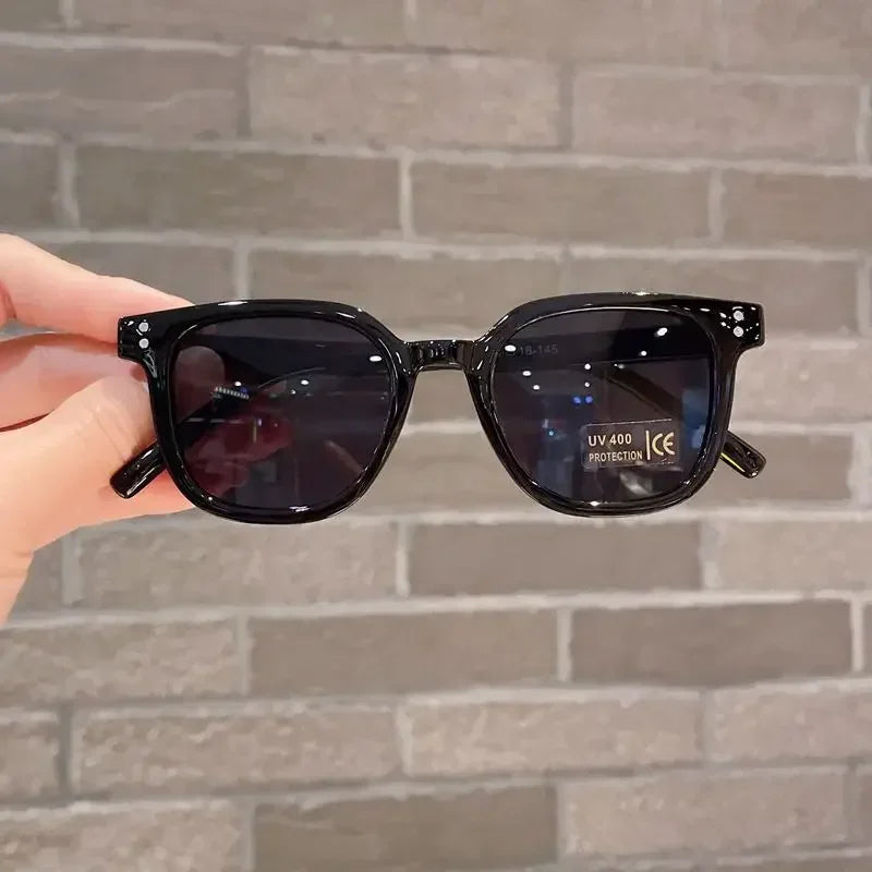 Lunettes de soleil pour enfants Vintage carré UV400 lunettes de soleil en plein air mignon fille garçon mode lunettes Protection classique enfants lunettes de soleil