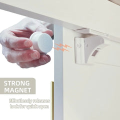 Serrure de sécurité magnétique pour bébé, porte d'armoire à tiroirs auto-adhésive, limiteur magnétique à Induction Invisible, serrure d'armoire de Protection pour bébé