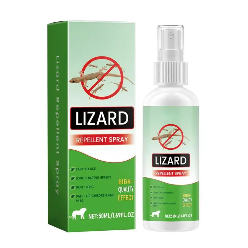 Répulsif pour rongeurs d'intérieur, 50ml, répulsif pour lézards, huile de lavande, Spray Gecko, puissant, dissuasion des reptiles, répulsif sûr pour animaux de compagnie