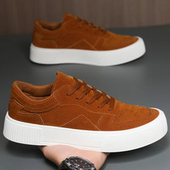 Baskets pour hommes chaussures plates de mode pour homme chaussures décontractées de haute qualité pour hommes classique confortable résistant à l'usure couleur Pure