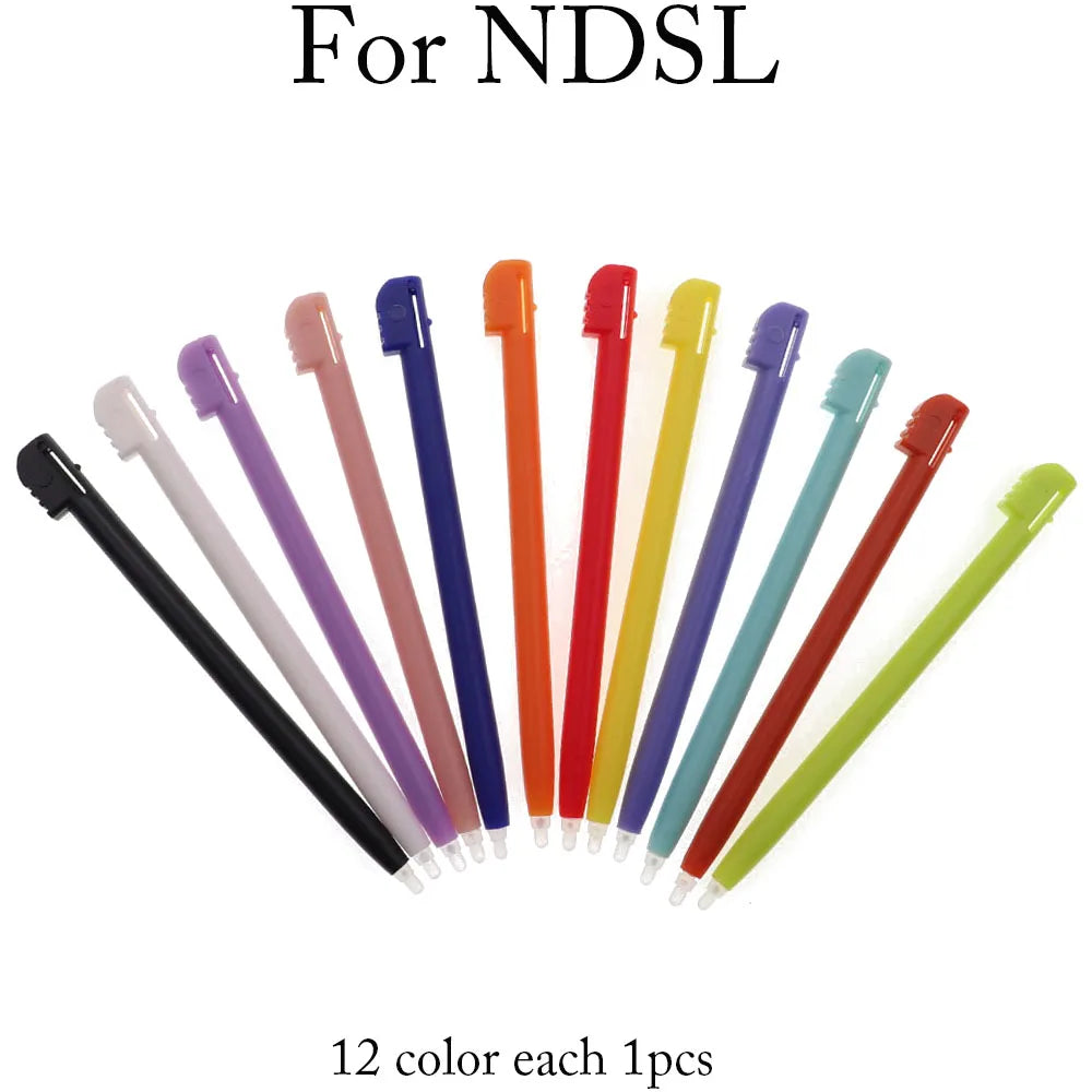 Plastic and metal touchscreen stylus, 1 set, for game consoles, compatible with Nintendo DS, Nintendo DS, Wii U, 2DS, 3DS XL, New 3DS XL, New 2DS XL
