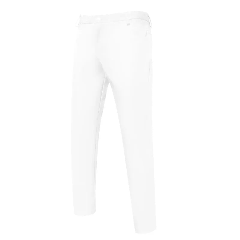 Pantalon en cuir PU pour hommes, Slim, à la mode, rouge, bleu, noir, gris, blanc, nouvelle collection 2024