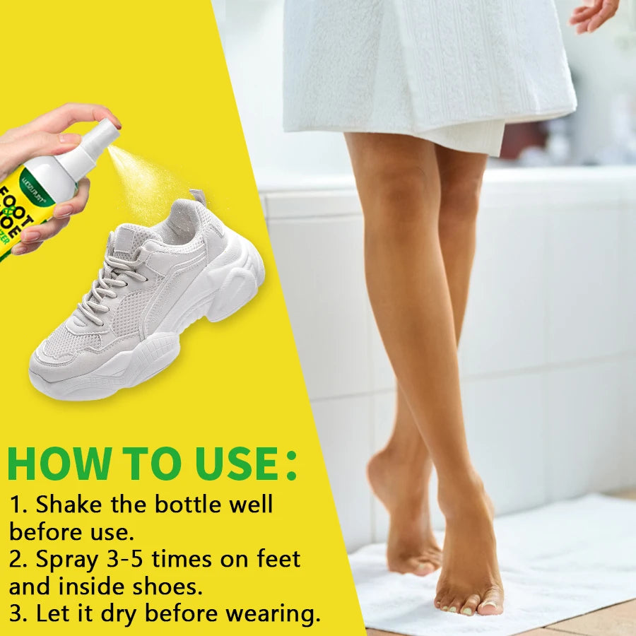 Spray désodorisant pour chaussures de pied, 100ml, parfum de citron, odeur de choc, élimination des déodorants Nemesis, antibactérien, rafraîchissant, désodorisant