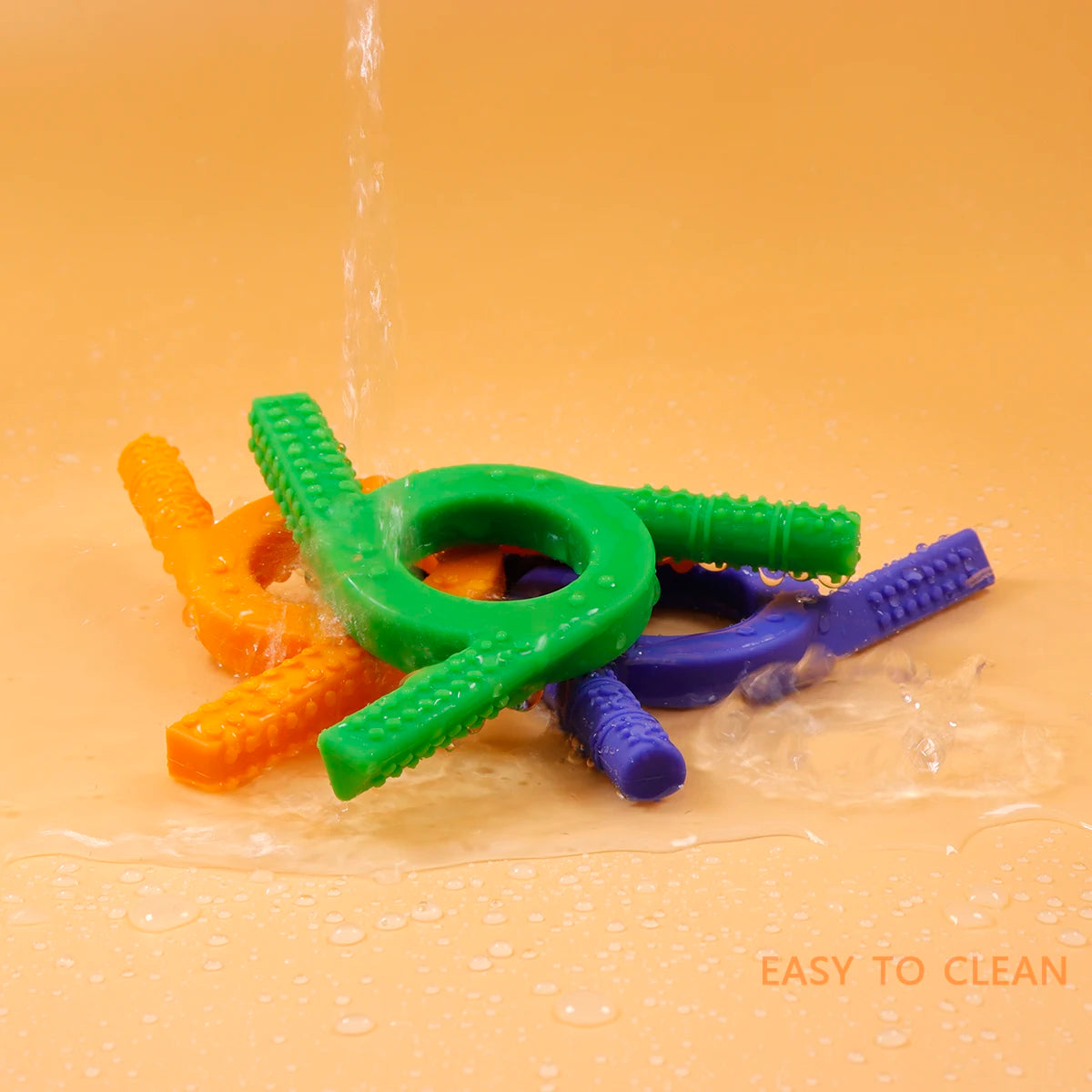 Jouets à mâcher sensoriels pour enfants autistes, outil à mâcher à moteur oral flux pour enfants avec dentition, TDAH, autisme, besoins de mordre, anneau de dentition,