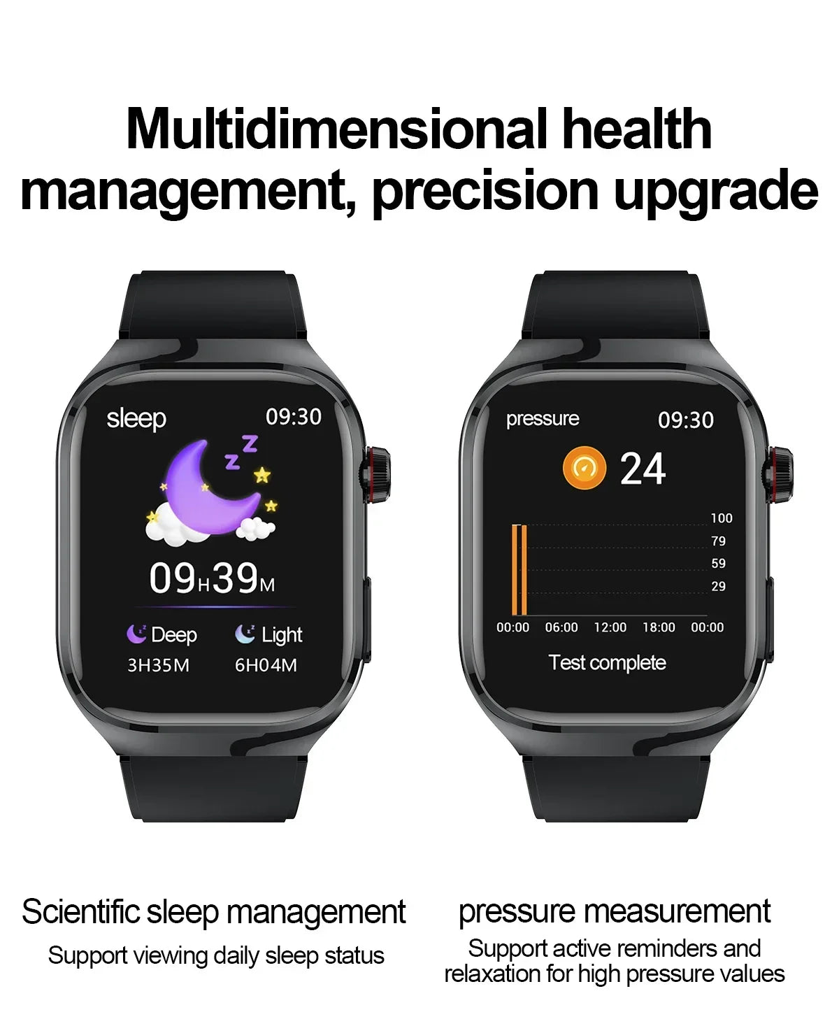 Xiaomi pression artérielle acide uricique graisse corporelle Smartwatch Micro examen physique orgue santé montres Bluetooth appel montre intelligente