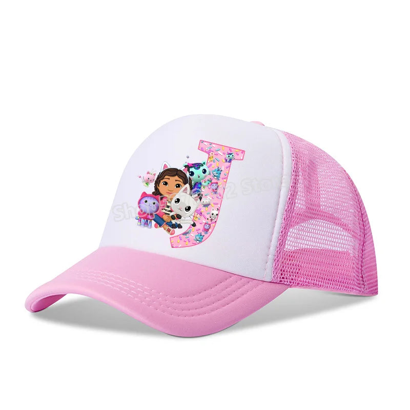 Gabby Dollhouses enfants casquettes de Baseball dessin animé Anime chapeau décontracté Sports de plein air chapeau de soleil réglable casquette à visière fille mignon cadeau d'anniversaire