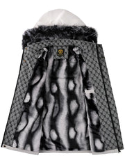 Men's cotton hooded jacket, casual style, windproof, padded, cool solid color, simple cotton clothing, autumn and winter