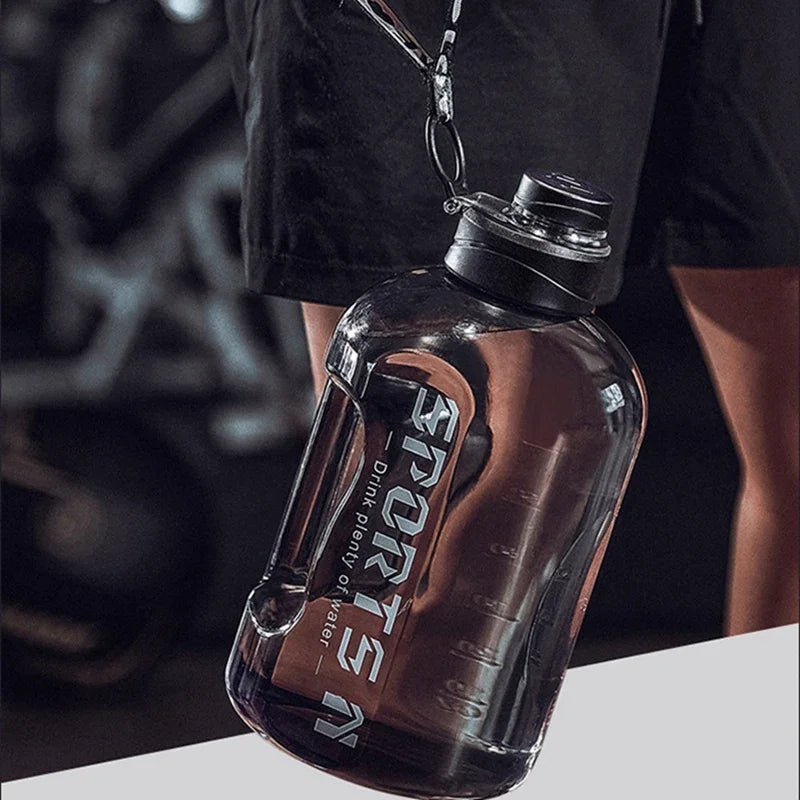 Bouteille d'eau de grande capacité de 2 litres, bouilloire d'eau de sport pour Camping voyage, bouteilles de boisson sans BPA