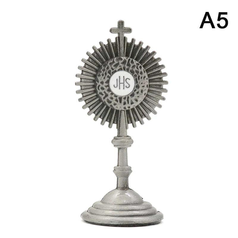 Christian and Catholic Communion Statue, Golden Jesus Areas, Inum Retrievers, Home Office Table Decoration, Cross Figurine, Religious Gift