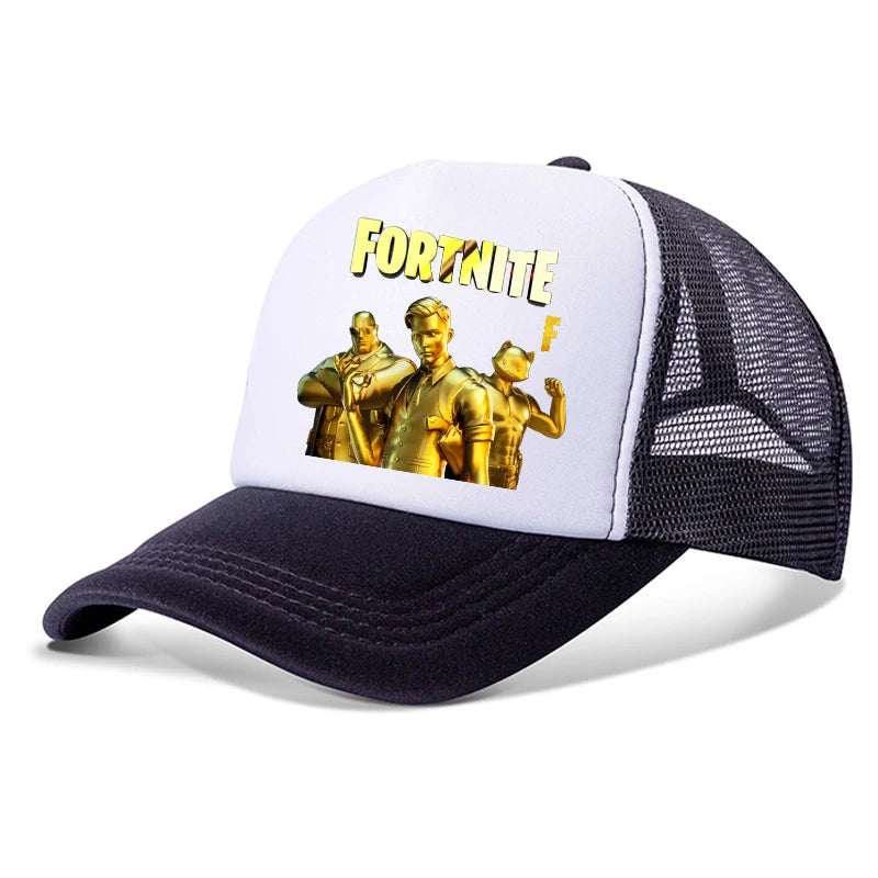 Casquette de Baseball Fortnites pour enfants, chapeau imprimé de jeu de dessin animé pour garçons, chapeau de soleil d'été en plein air, casquette à visière réglable, cadeaux pour enfants, nouvelle collection