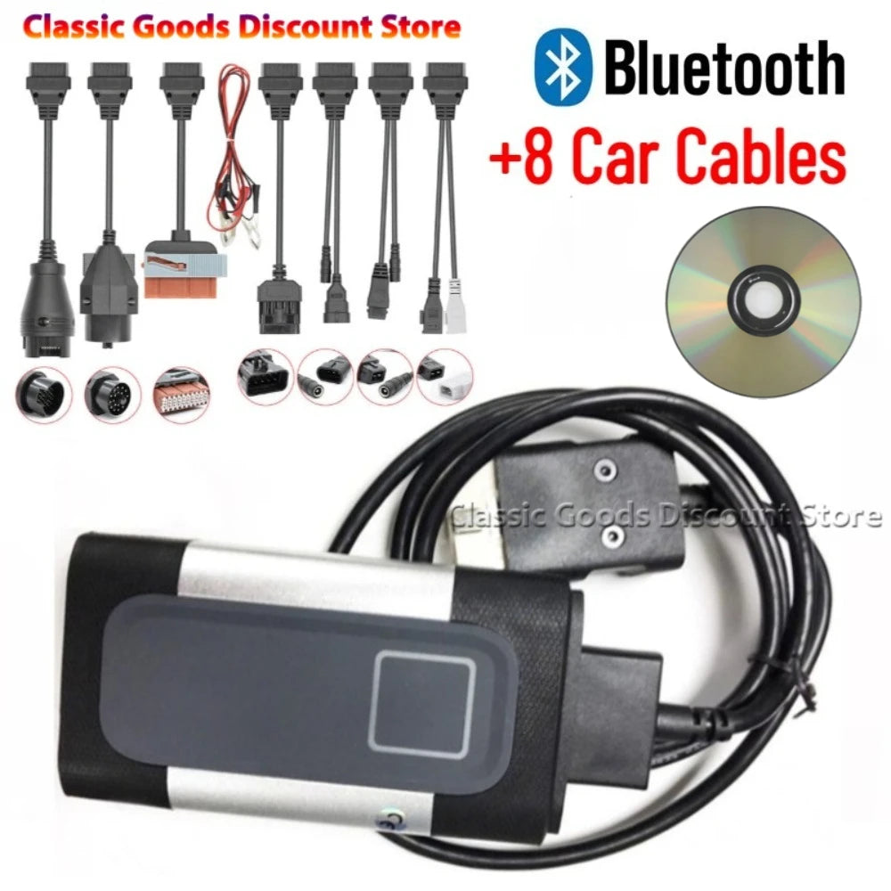 2025 with Bluetooth V9 dual card V2021.11 150 diagnostic instrument for car and truck