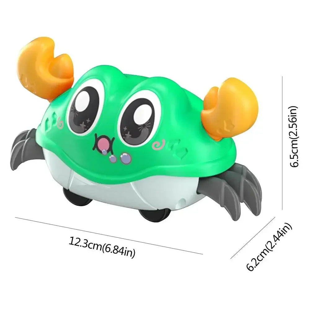 Jouets de crabe rampant pour bébé, jouets sensoriels rampants, apprentissage infantile, développement des tout-petits, marche interactive pour bébés de 0 à 12 mois