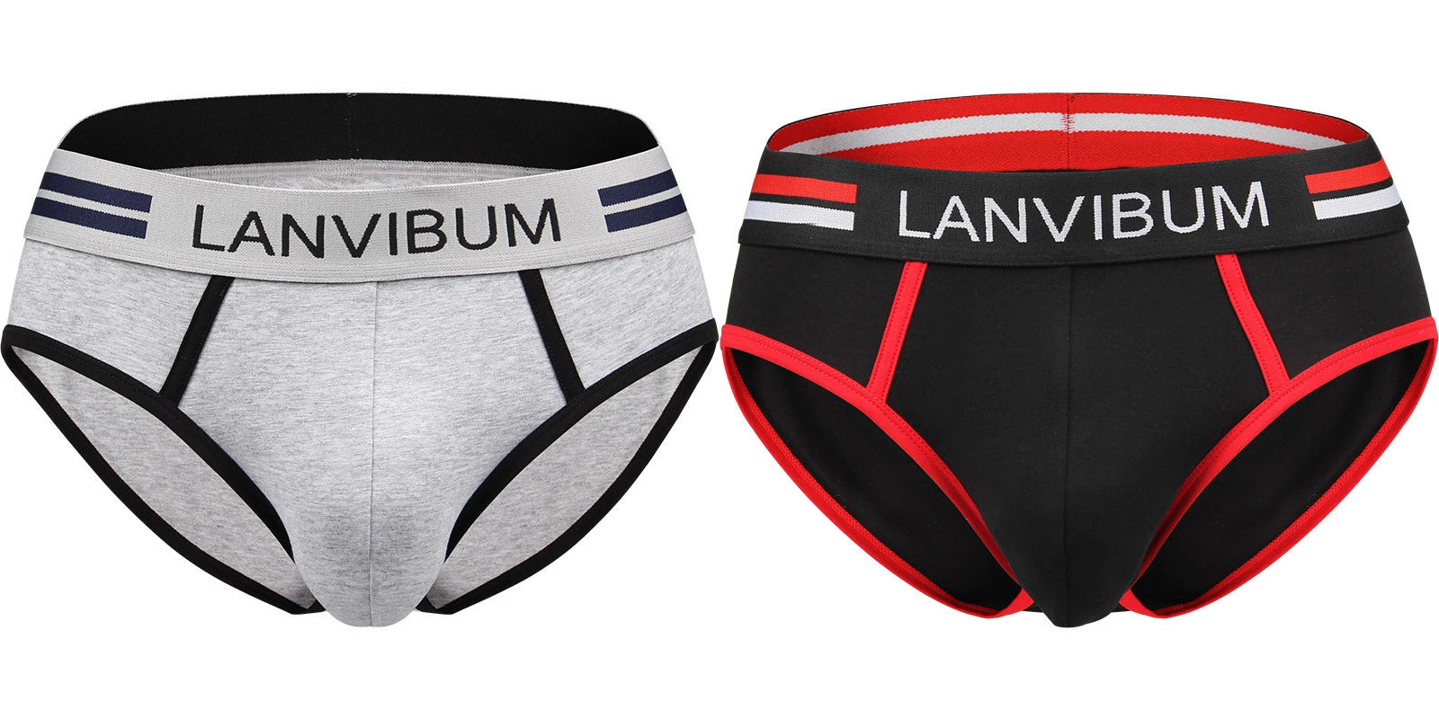 Ensemble 2 pièces - slips de sous-vêtements pour hommes en coton respirant jeunesse taille moyenne sous-vêtements pour hommes de grande taille slips d'été