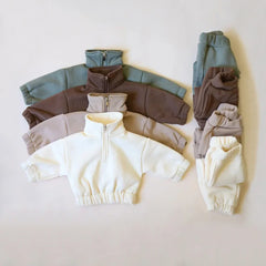 Ensemble sweat-shirt et pantalon Smile pour enfants, olympiques sportifs pour enfants, tenue chaude pour garçon et fille, vêtements pour enfants, automne et hiver