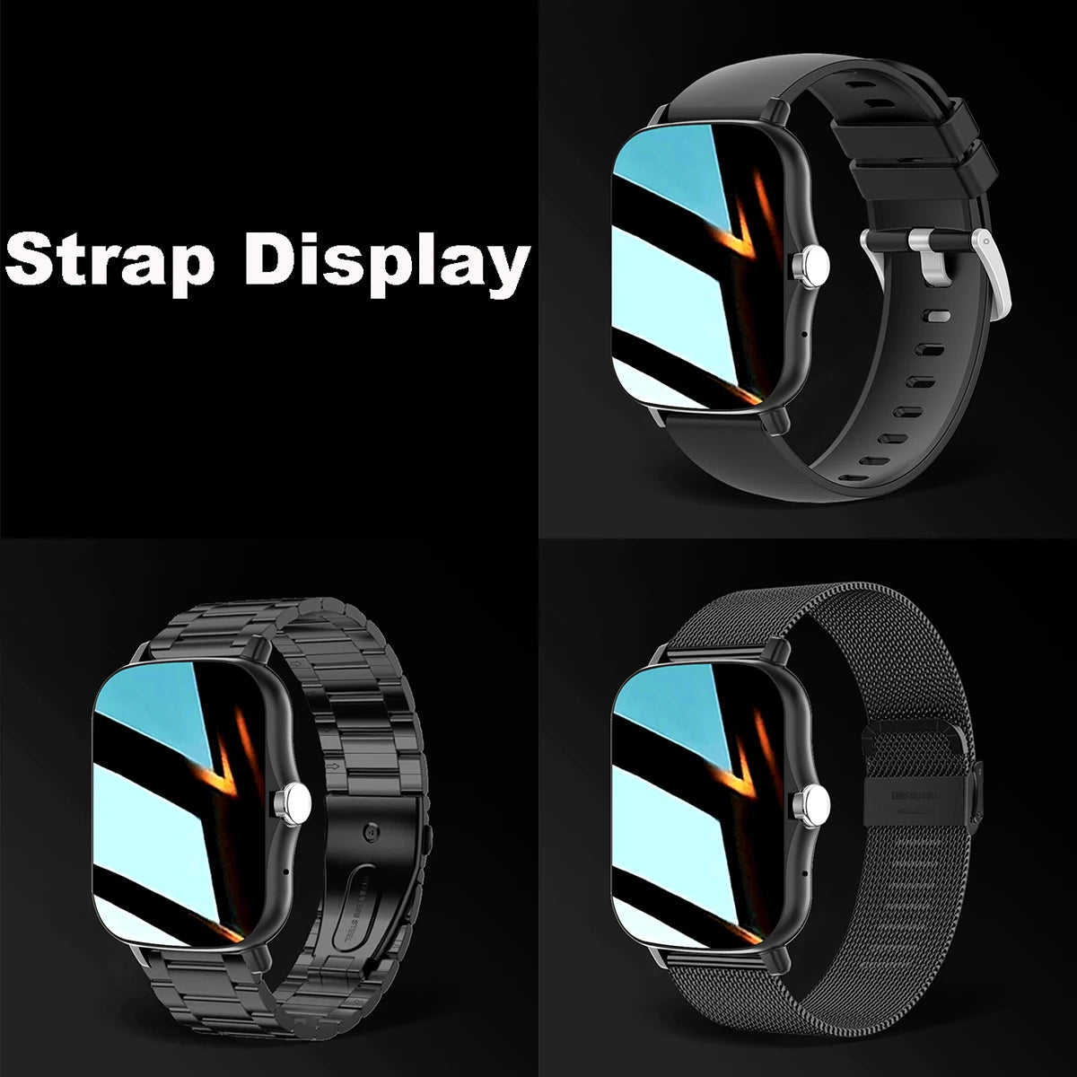 2025 nouvelle montre intelligente hommes femmes cadeaux 1.83 ''écran tactile complet Sport Fitness Tracker Smartwatch hommes BT appels numérique smarthwhatch