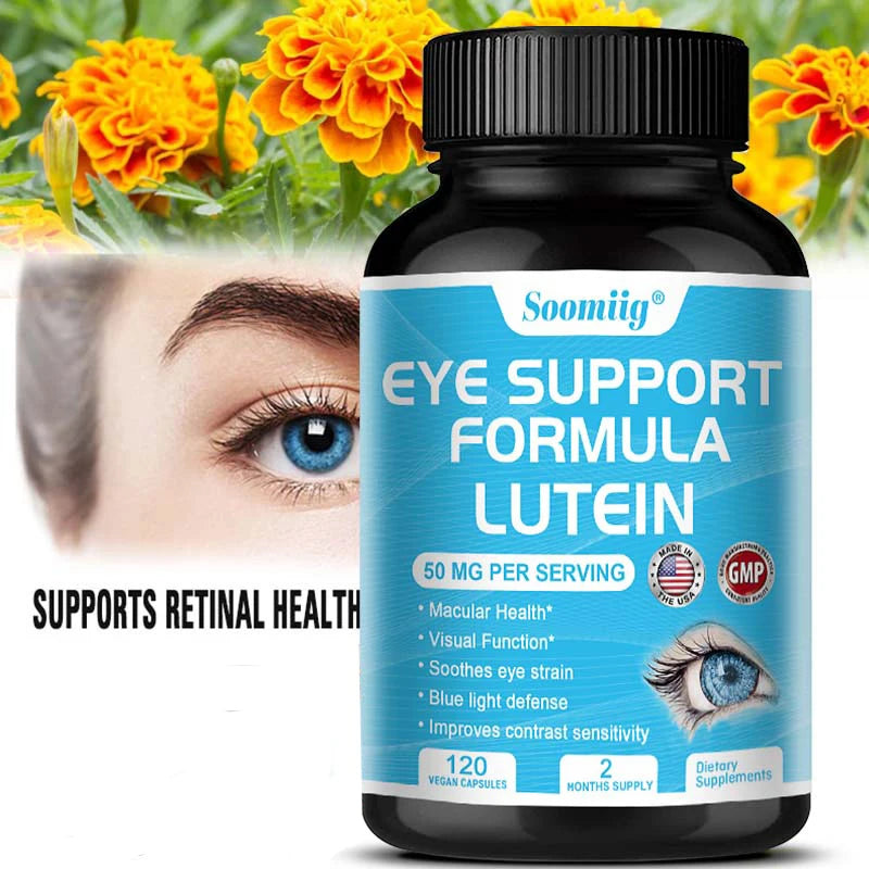 Capsules de lutéine-contient le zeaxanthine, maintenir la vision saine, améliore l'œdème oculaire, favorise la fonction visuelle, protéger la rétine