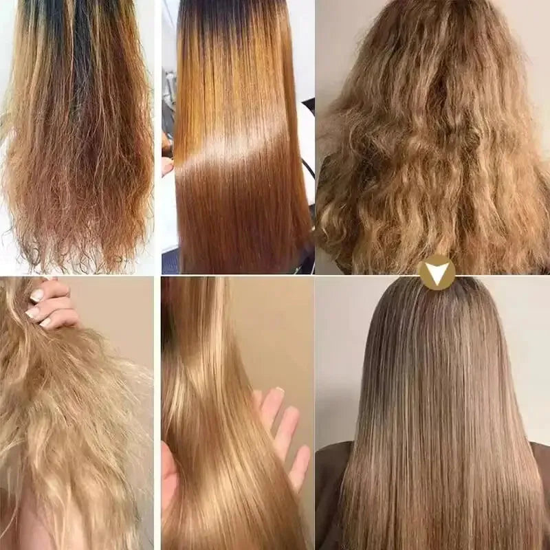 Magic repairing hair mask, prevents dryness, branch damage, tangles, frizz, deeply hydrates, smooths, soft, professional, natural care