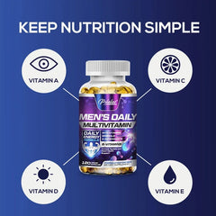 Supplément multivitaminique quotidien pour hommes – Fournit une santé cognitive du cerveau, une énergie et une endurance et une masse musculaire