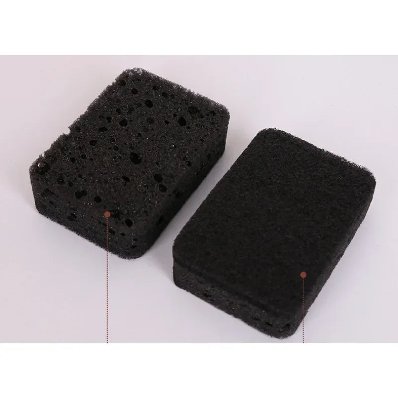 Éponge d'algues noires pour le nettoyage de la cuisine, vaisselle Non grasse, nettoyage de la vaisselle, Pots durables pour brossage de la vaisselle, ménage