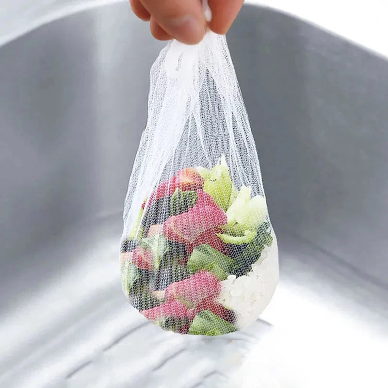 Disposable Sink Strainer Mesh Bags, 200/100/30 Pieces, Kitchen Sink Strainer, Drain Hole, Anti-Clogging Trash Bag, Cleaning Net