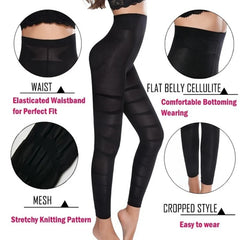 Leggings taille haute pour femmes, sculpture, contrôle ferme des jambes, ventre plat, slim, collants amincissants, cuisses plus fines, pantalons sans pieds, extensibles