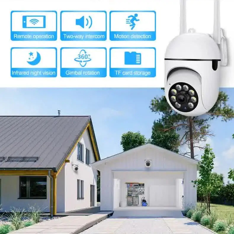 ICam365 APP caméra IP intelligente extérieure sécurité à domicile WIFI CCTV Surveillance avec Vision nocturne couleur sans fil HD Audio bidirectionnel 1080P