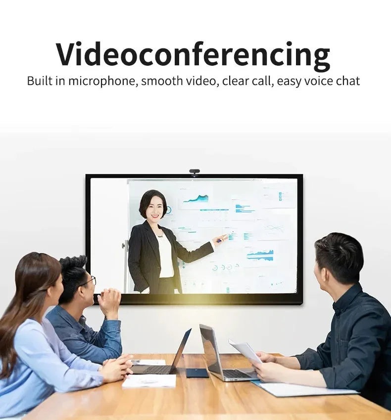 Caméra 1080P HD ordinateur HD USB caméra intégré Microphone USB caméra réseau caméra Web pour le travail avec trépied de Microphone