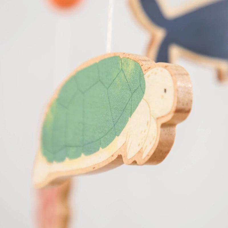 Hochets pour nouveau-né de 0 à 12 mois, jouets en feutre doux, cloche de lit de baleine, berceau Mobile suspendu, carrousel Musical, jouet pour garçons et filles, cadeau