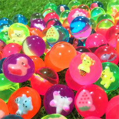 10 pièces boule rebondissante colorée 25mm balles rebondissantes nuage jouets d'eau pour jeux de Sport jardin