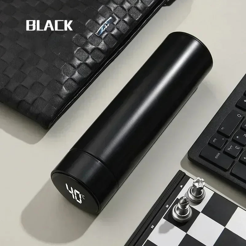 Bouteille Thermos en acier inoxydable de 500ml, avec affichage numérique de la température, tasse de mesure intelligente de la température, flacon sous vide
