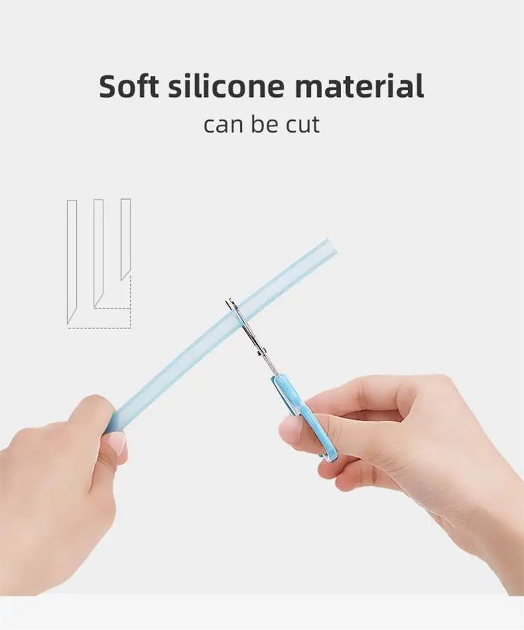 Pailles transparentes en Silicone, 6 pièces, réutilisables, de qualité alimentaire, pliables, droites, avec brosse de nettoyage, ensemble d'accessoires de fête