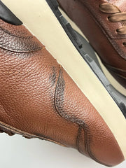 Baskets rétro en cuir véritable pour hommes, à lacets, chaussures de sport à l'offre elles optiques, confortables, polyvalentes, bonnes chaussures décontractées CommPiedmont, mode