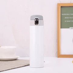 Les étudiants vont à l'école tasse Thermos couverture de balle créative tasse d'eau potable directe Simple couleur unie Durable et pratique