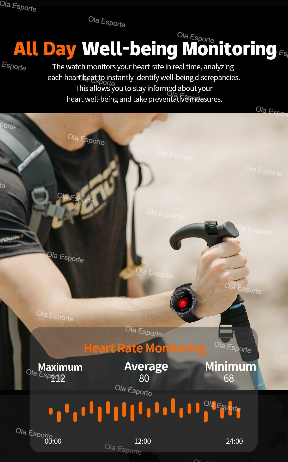 Montre intelligente 2025 boussole étanche surveillance de la santé et du sommeil grande capacité de batterie plus de 100 Modes de Sport hommes femmes Smartwatch en plein air