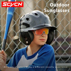 SCVCN enfants cyclisme lunettes de soleil enfants cyclisme lunettes UV400 vélo lunettes filles vtt Camping pêche Sports de plein air accessoires