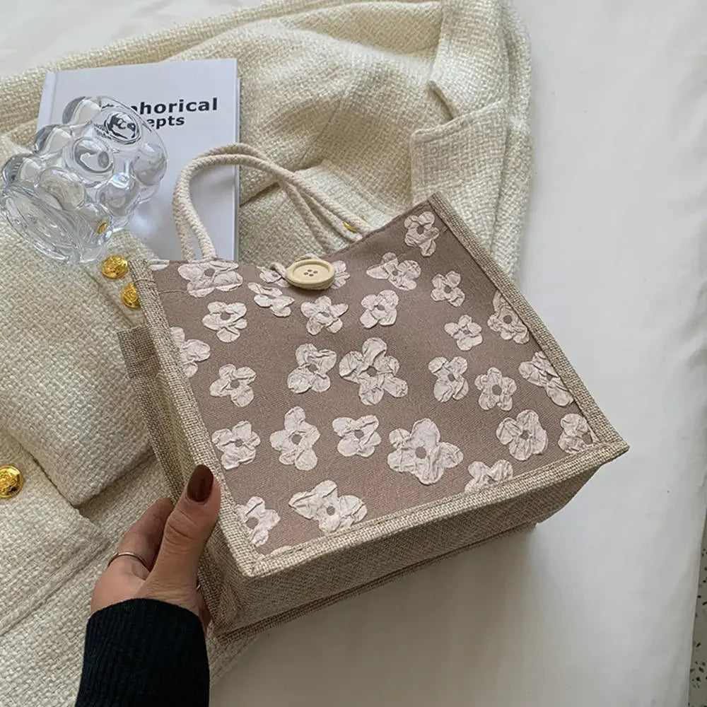 2025 sacs en lin sac à main pour femmes Shopper sac fourre-tout sac de créateur de mode pratique grande capacité pour voyage sac d'épicerie