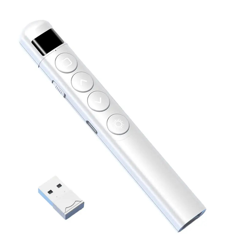 Wireless presentation pen with infrared remote control, USB laser pointer, PPT page turner, PowerPoint slide budget