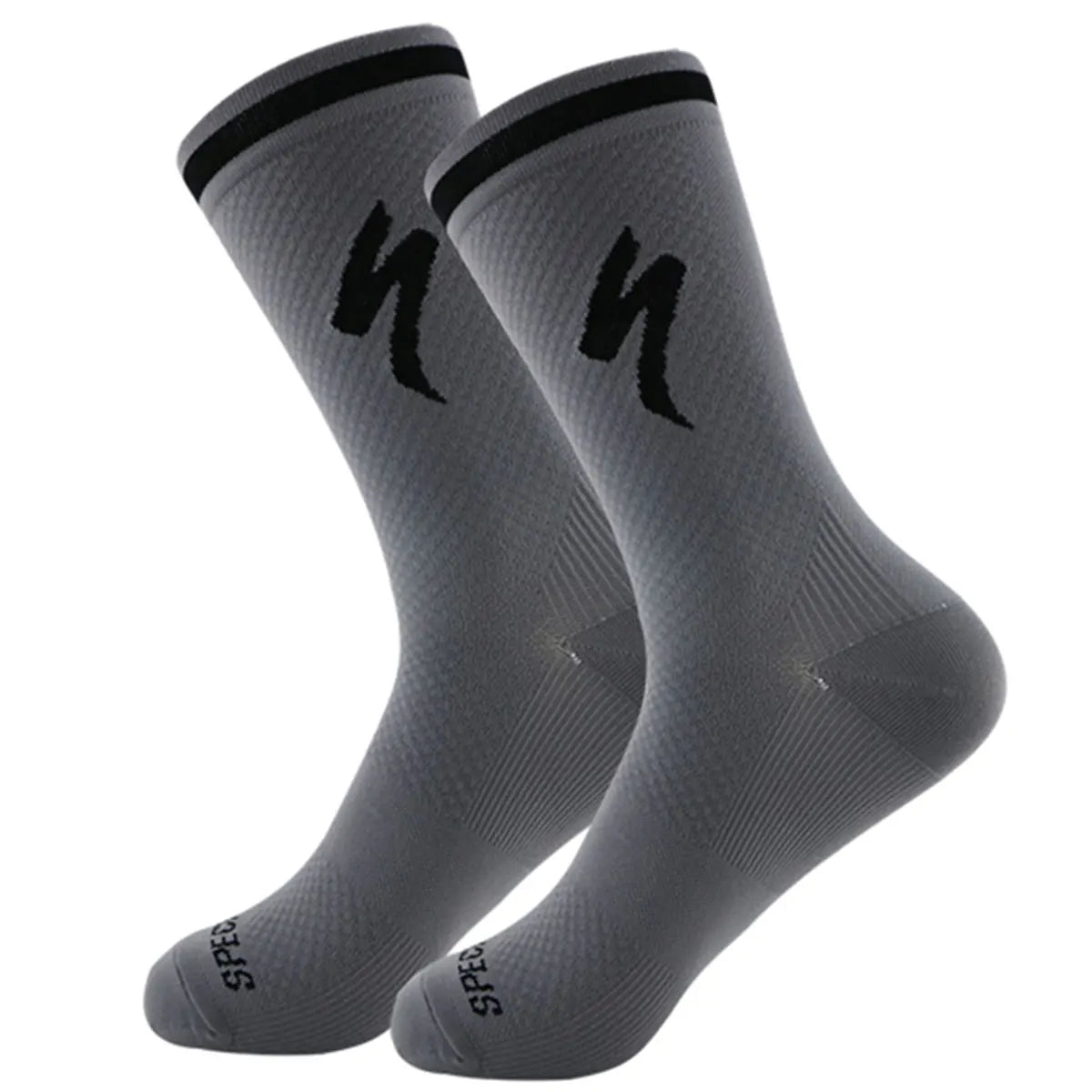 1 paire de chaussettes de sport antidérapantes, respirantes et absorbant la sueur, pour fitness, course à pied, basket-ball, football